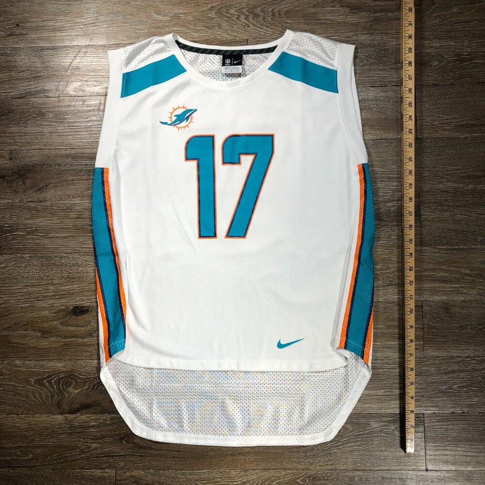 NFL Miami Dolphins Ryan Tannehill #17 Jersey Womens Large Nike White Sleeveless - Picture 3 of 6